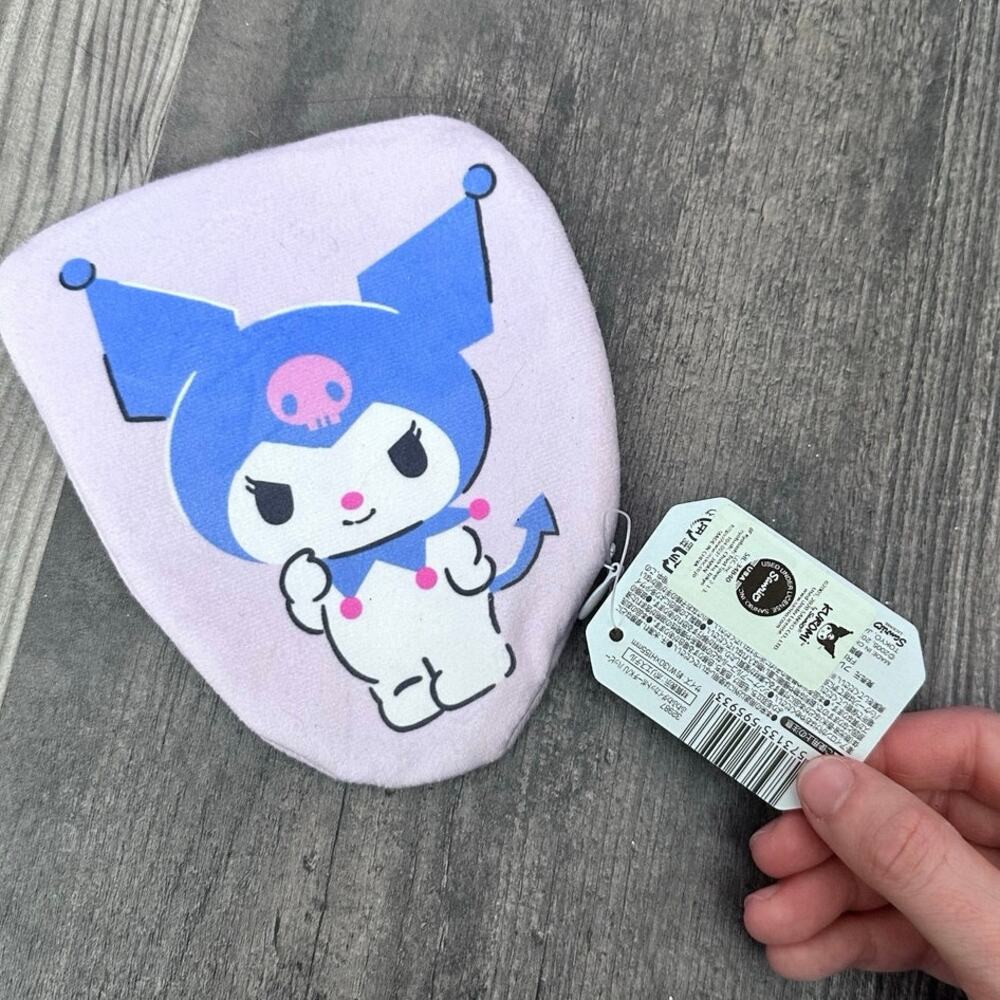 Sanrio kuromi purple coin pouch purse bag mini